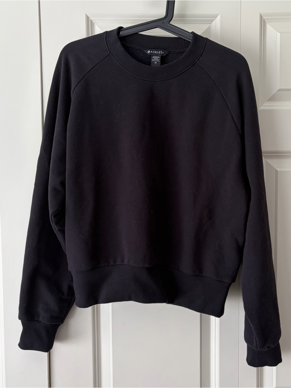 Athleta Black Crewneck Size Medium